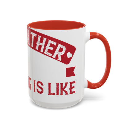 My grandfather always said that living is like licking honey off a thorn-01 — Accent Mug 11/15oz