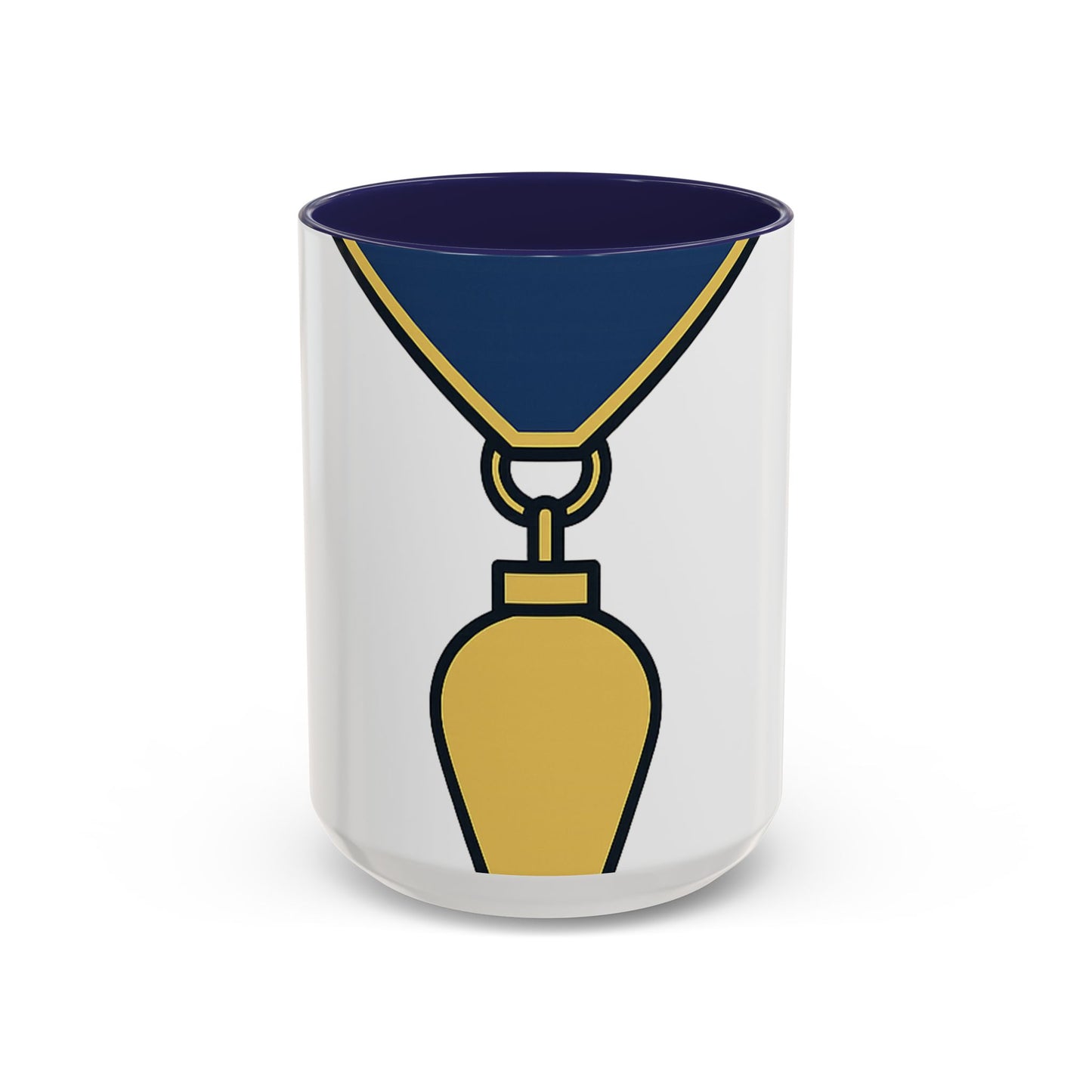 Junior Warden -JW - white bg — Accent Mug 11/15oz