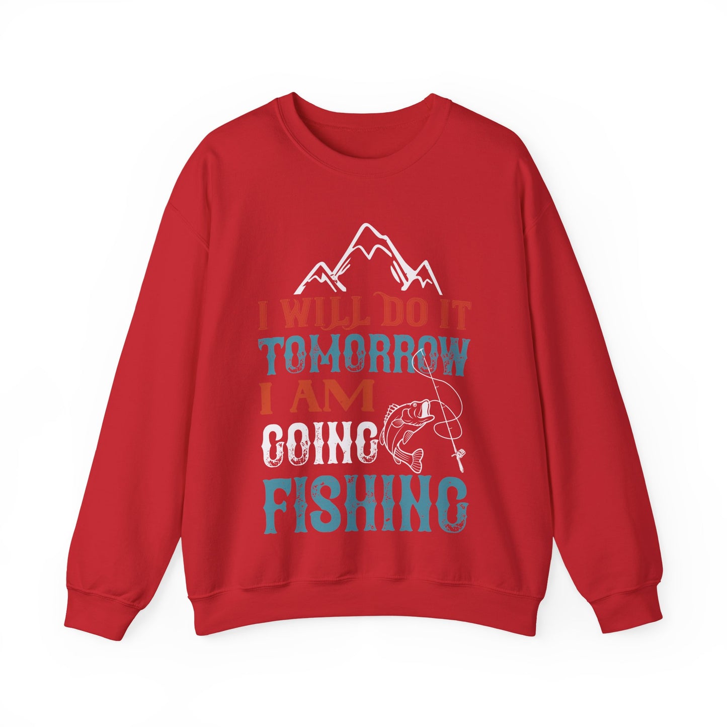 I WILL DO IT TOMORROW-01 — Unisex Heavy Blend Crewneck (G18000)