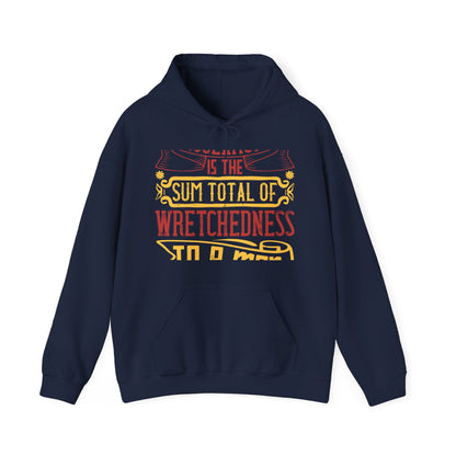 Isolation is the sum total of wretchedness to a man-01 — Unisex Heavy Blend Hoodie (G18500)