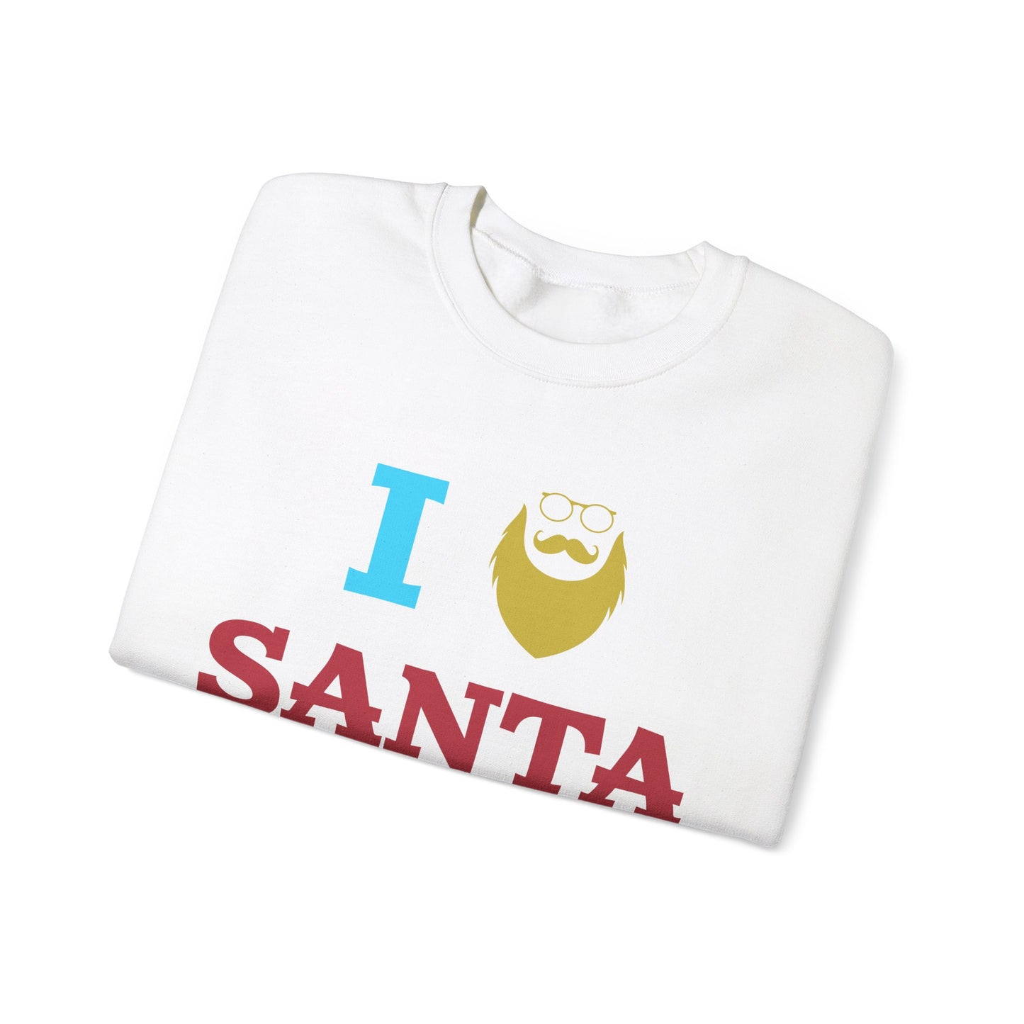 Christmas 'I Love Santa' Sweatshirt - Festive Holiday Apparel
