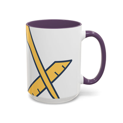 Plain Square and compass — Accent Mug 11/15oz