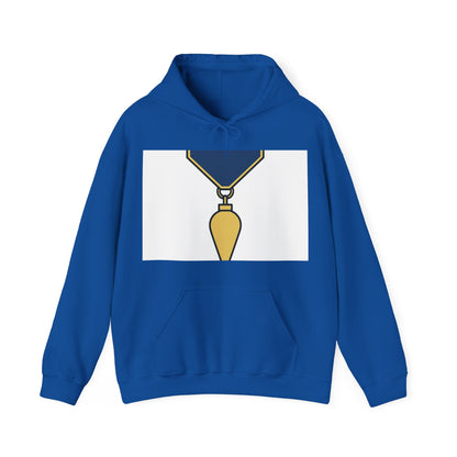 Junior Warden -JW - white bg — Unisex Heavy Blend Hoodie (G18500)