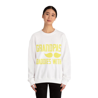 Grandpas are daddies with extra practice-02 — Unisex Heavy Blend Crewneck (G18000)