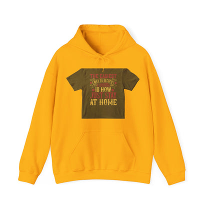 The easiest way to become a superhero is NOW! Just Stay At Home — Unisex Heavy Blend Hoodie (G18500)