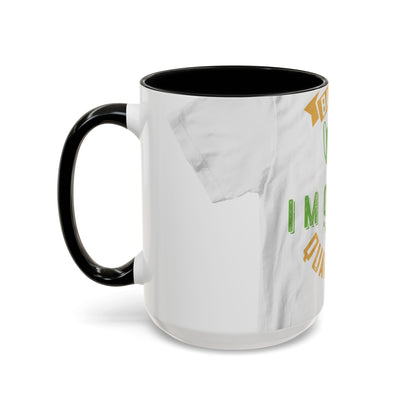 back off i'm on self quarantine — Accent Mug 11/15oz
