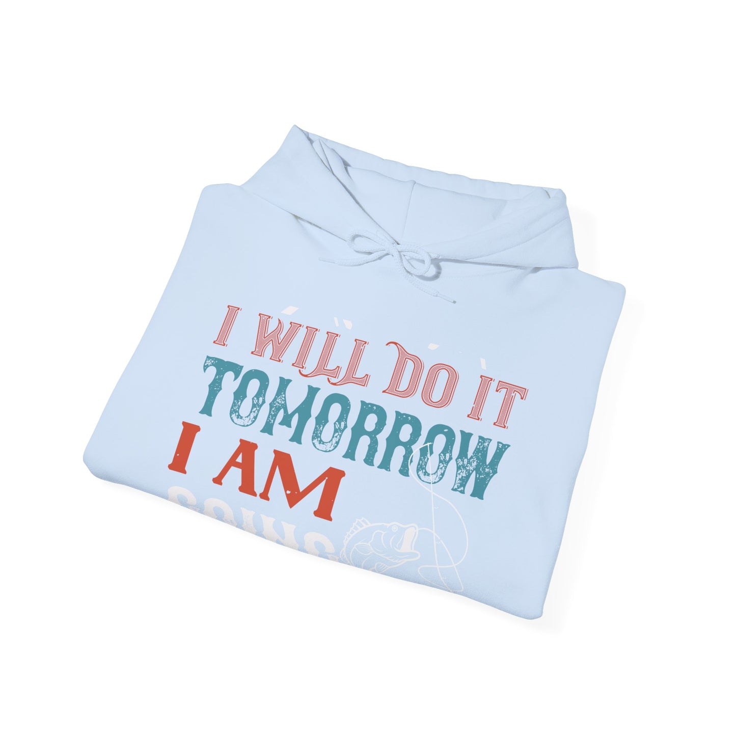 I WILL DO IT TOMORROW-01 — Unisex Heavy Blend Hoodie (G18500)