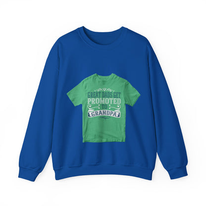 Great dads get promoted to grandpa-02 — Unisex Heavy Blend Crewneck (G18000)