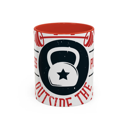 All progress takes place outside the comfort zone-01 — Accent Mug 11/15oz