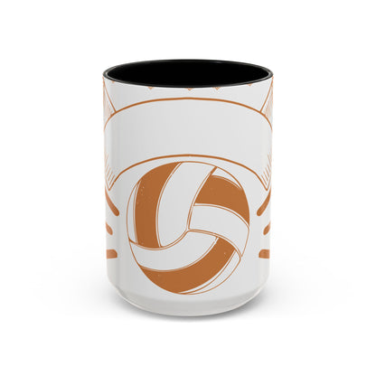 Volleyball Invented by men, perfected by women-01 — Accent Mug 11/15oz