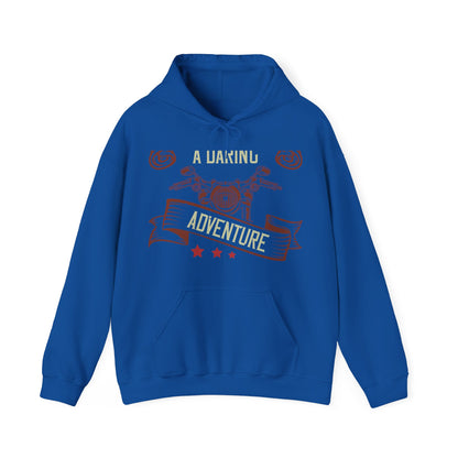 life is either a daring adventure or nothing-01 — Unisex Heavy Blend Hoodie (G18500)