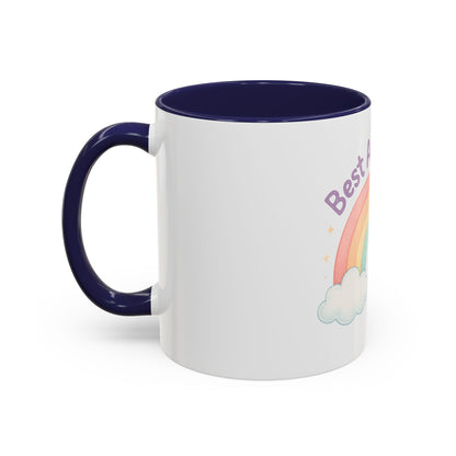 Best Aunt Ever Rainbow Coffee Mug, Gift for Aunts, 11oz, 15oz, Cute Mug, Birthday Gift, Unique Coffee Cup