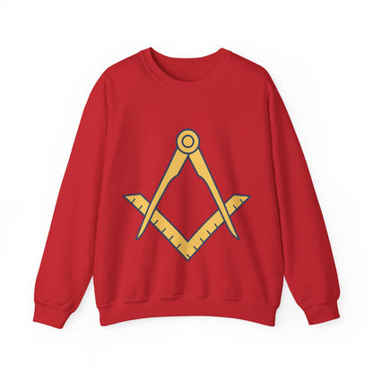Plain Square and compass — Unisex Heavy Blend Crewneck (G18000)