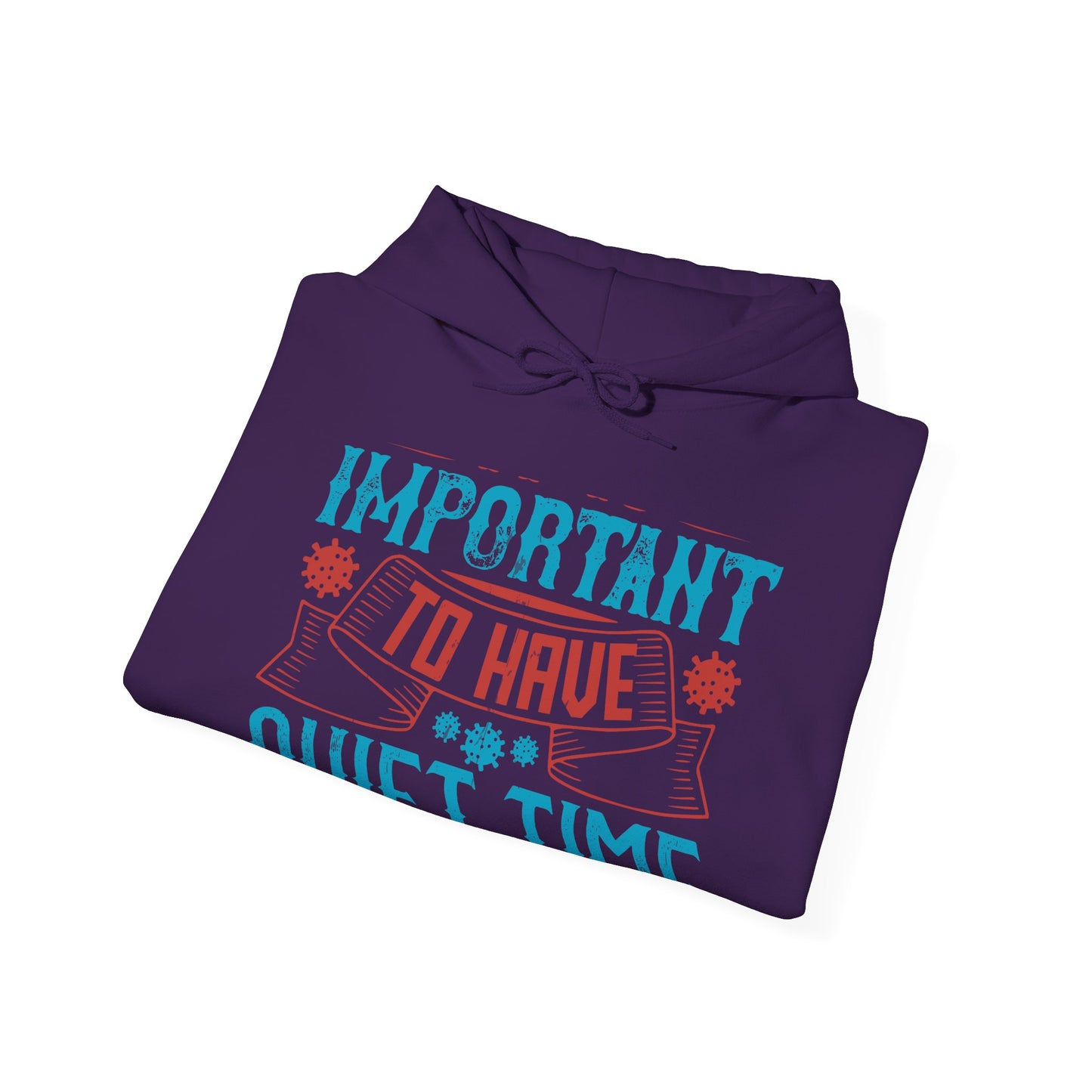 It's important to have quiet time and isolation-01 — Unisex Heavy Blend Hoodie (G18500)