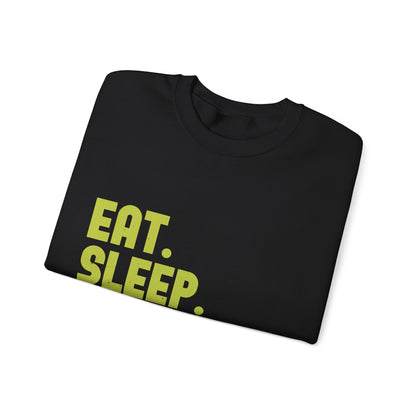 eat sleep quarantine repeat-01 — Unisex Heavy Blend Crewneck (G18000)