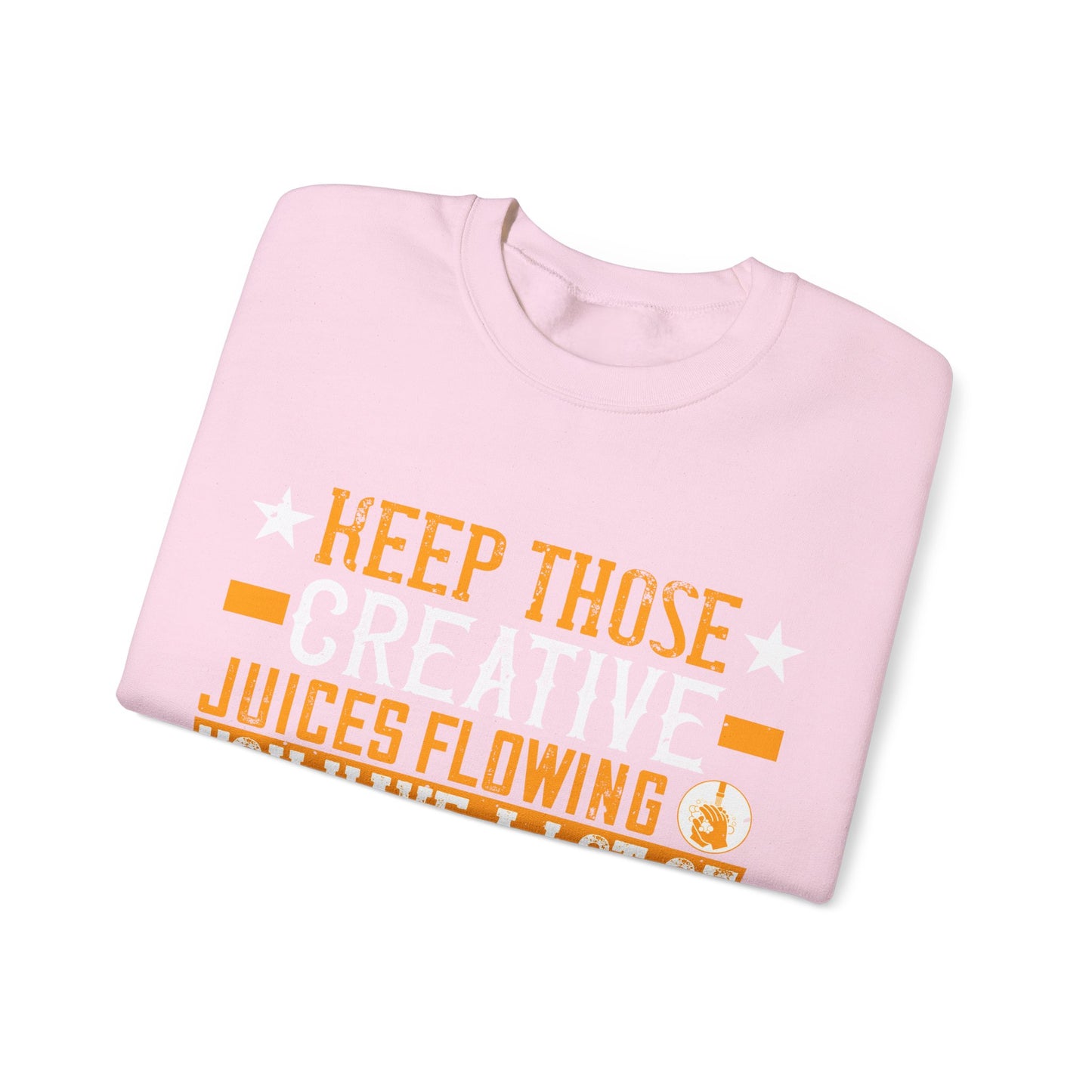 Keep those creative juices flowing. You have a lot of time on your hands!-01 — Unisex Heavy Blend Crewneck (G18000)