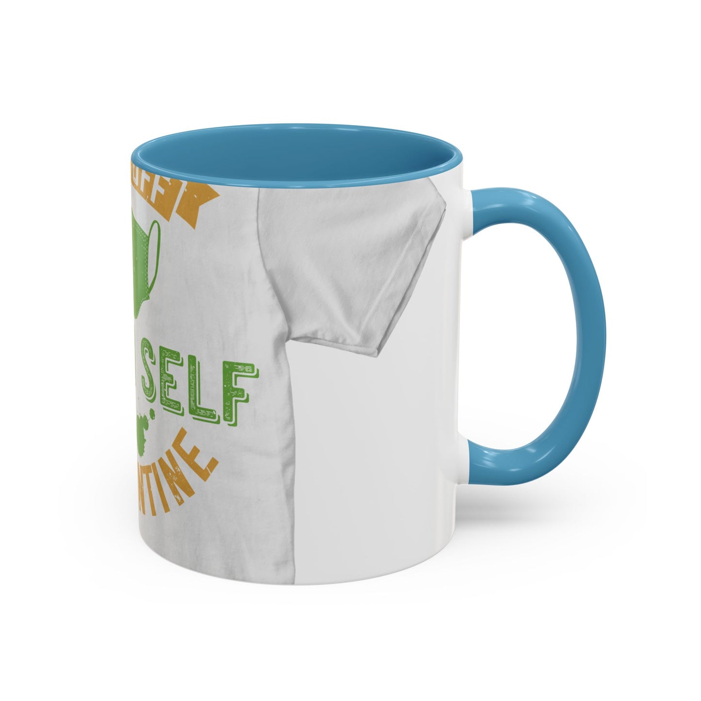 back off i'm on self quarantine — Accent Mug 11/15oz