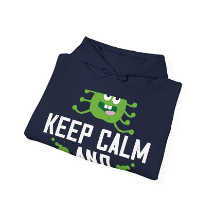 keep calm and quarantine-01 — Unisex Heavy Blend Hoodie (G18500)