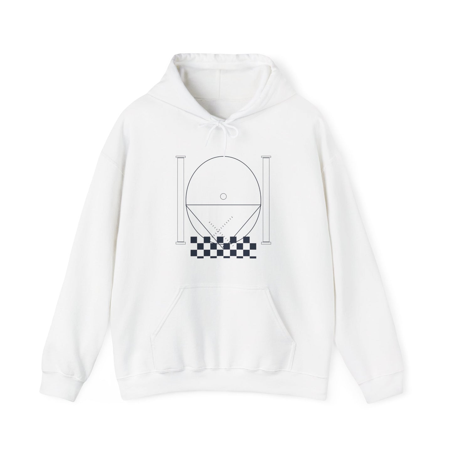Masonic_Pillars_Crest_5400 — Unisex Heavy Blend Hoodie (G18500)