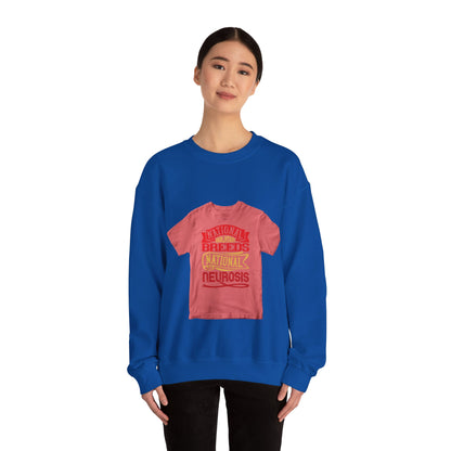 National isolation breeds national neurosis — Unisex Heavy Blend Crewneck (G18000)