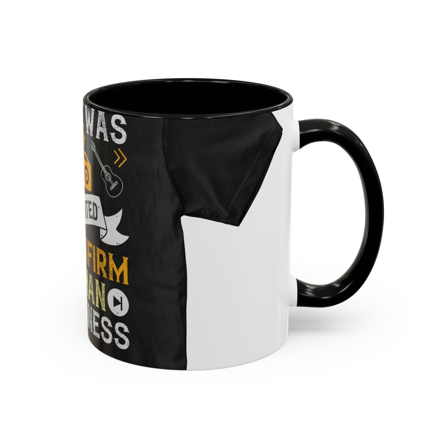 Music was invented to confirm human loneliness — Accent Mug 11/15oz
