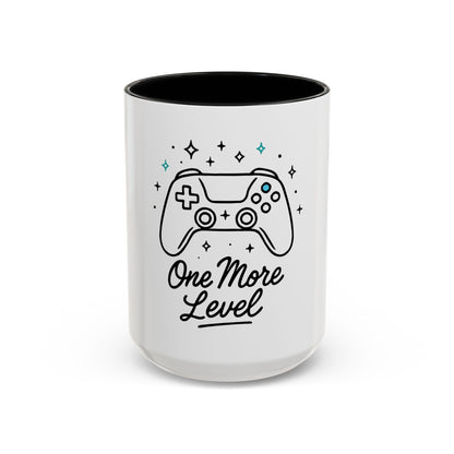 Gamer Accent Coffee Mug - One More Level Gaming Gift, Video Game Mug, Fun Coffee Cup, Unique Present for Gamers, Geeky [...]