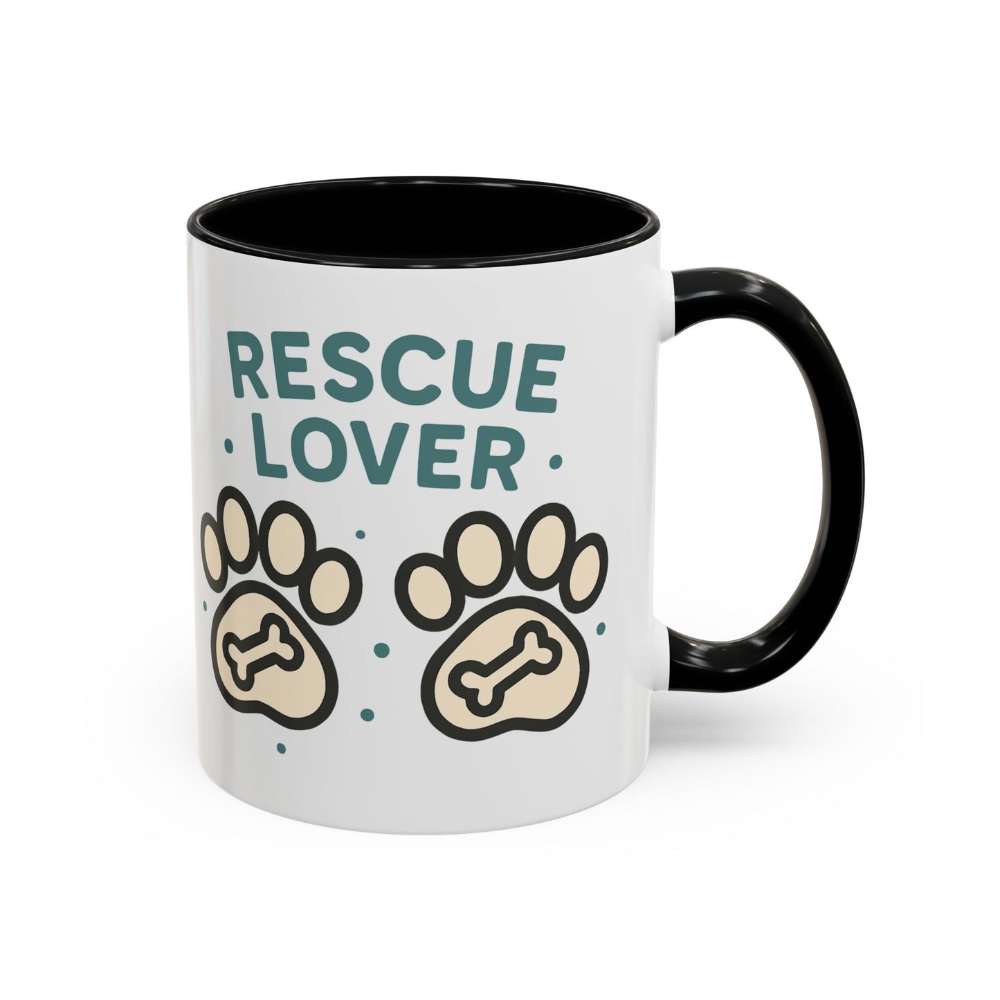Rescue Lover Coffee Mug, Pet Owner Gift, Animal Rescue Merchandise, Dog Lover Cup, Rescue Pet Appreciation