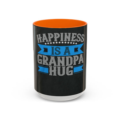 Happiness is a grandpa hug-02 — Accent Mug 11/15oz