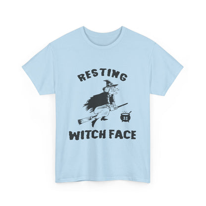 Resting Witch Face Halloween T-Shirt - Funny Witch Tee