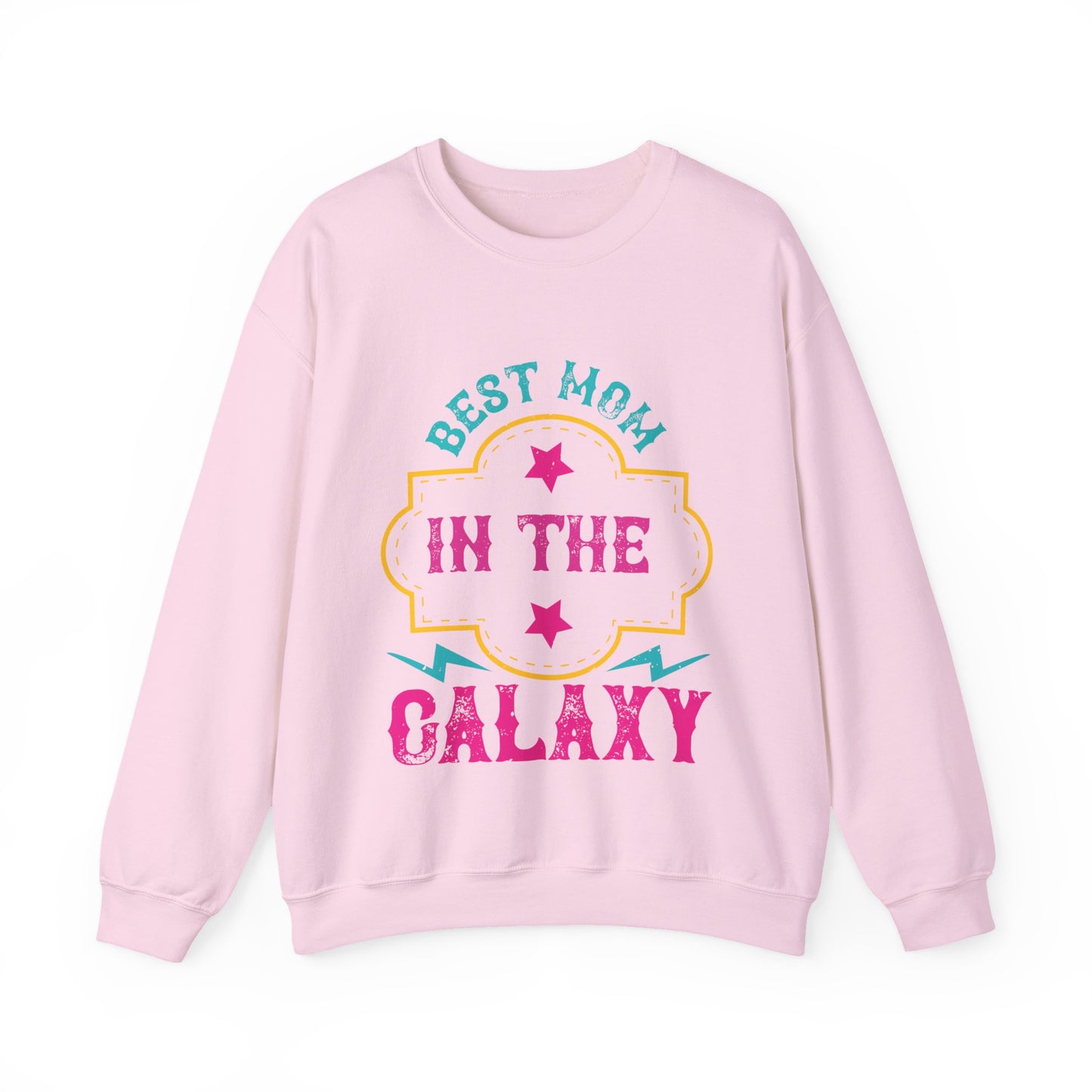best mom in the galaxy-01 — Unisex Heavy Blend Crewneck (G18000)