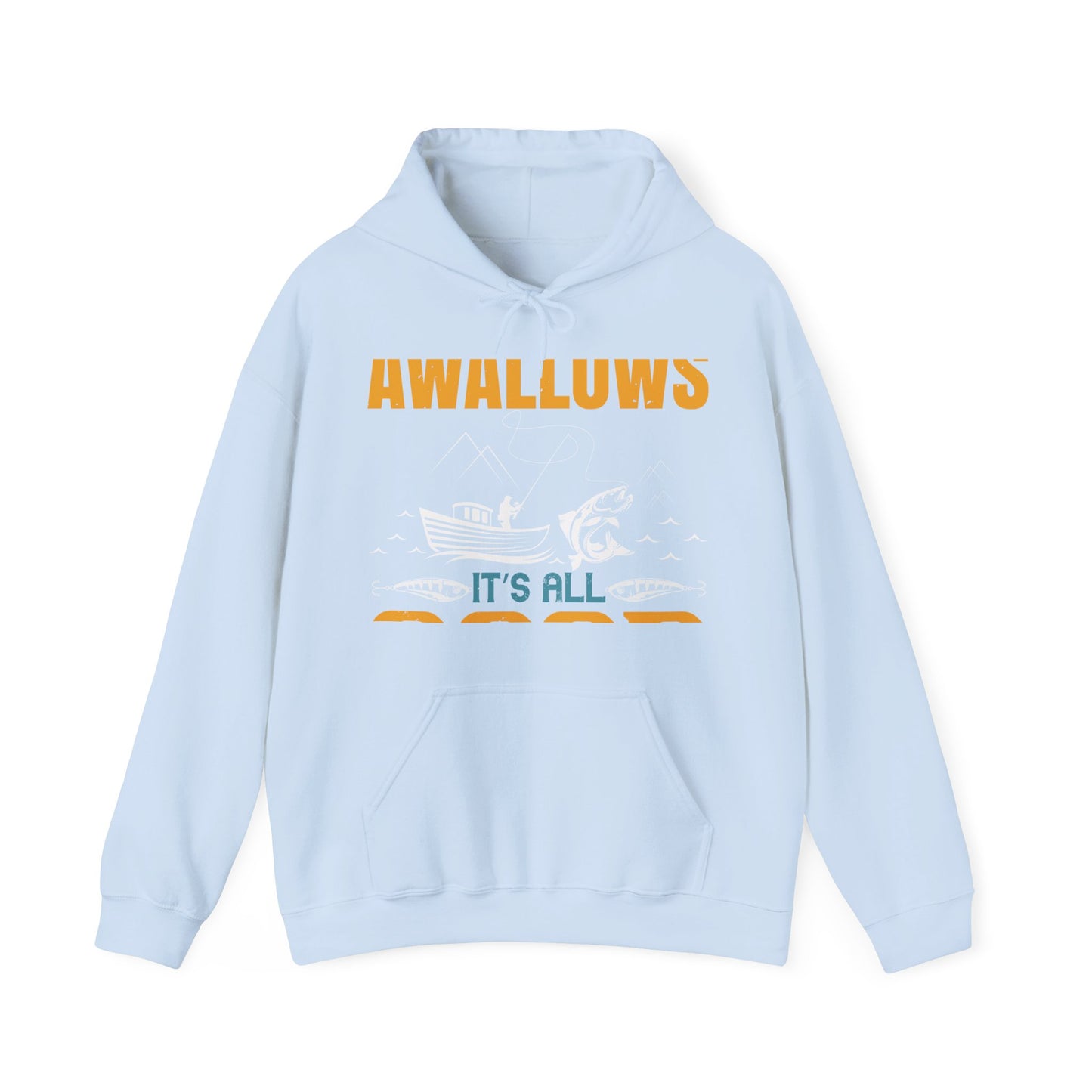 as long as she awallows itΓÇÖs all good-01 — Unisex Heavy Blend Hoodie (G18500)