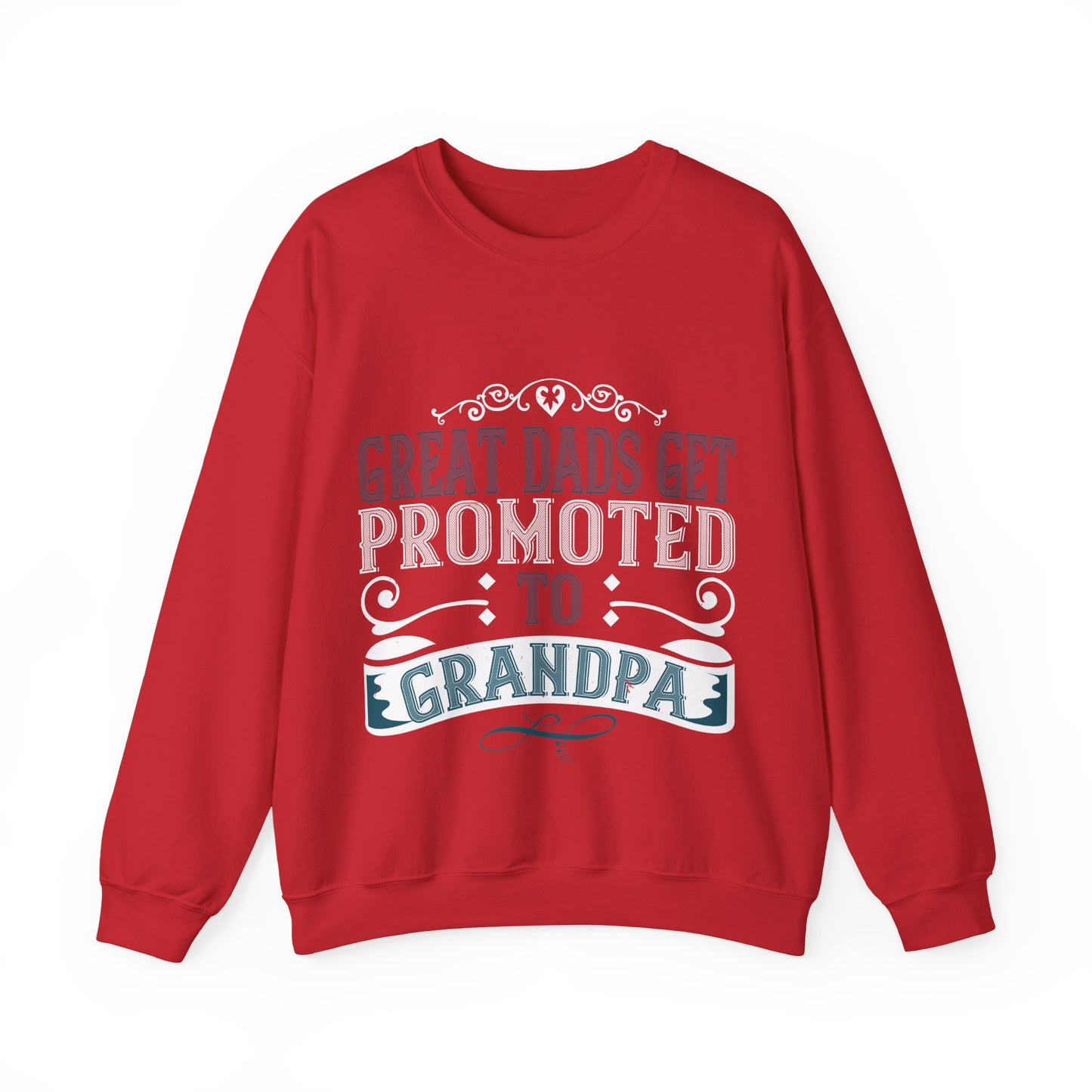 Great dads get promoted to grandpa-2 — Unisex Heavy Blend Crewneck (G18000)
