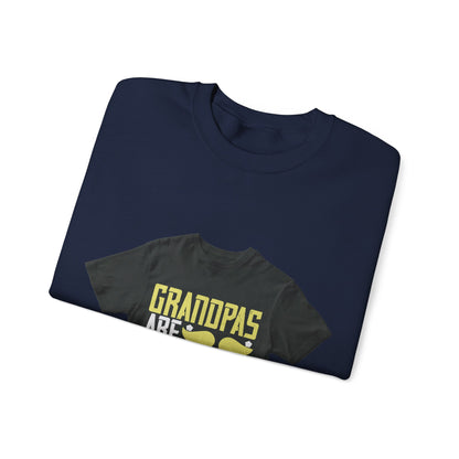 Grandpas are daddies with extra practice-2 — Unisex Heavy Blend Crewneck (G18000)