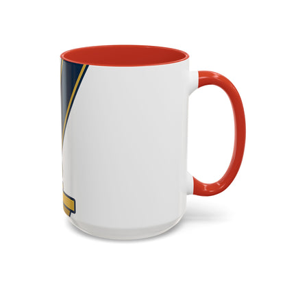 Junior Warden JW-- the plumb — Accent Mug 11/15oz