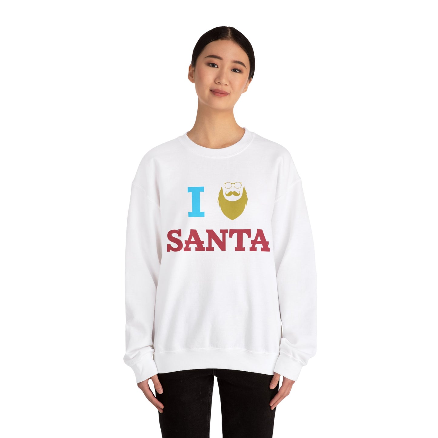 Christmas 'I Love Santa' Sweatshirt - Festive Holiday Apparel
