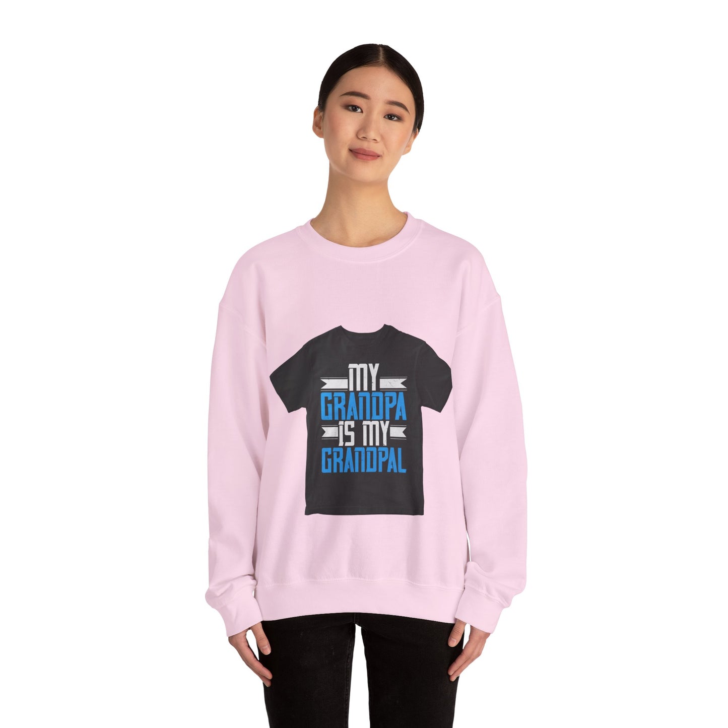 My Grandpa is my Grandpal-02 — Unisex Heavy Blend Crewneck (G18000)