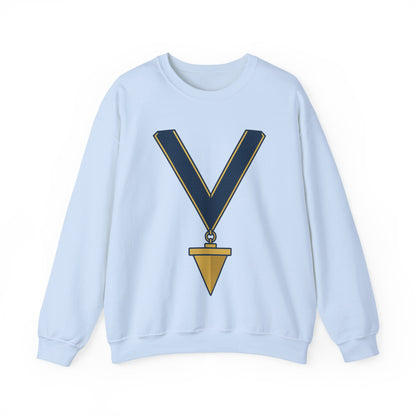 Junior Warden JW-- the plumb — Unisex Heavy Blend Crewneck (G18000)