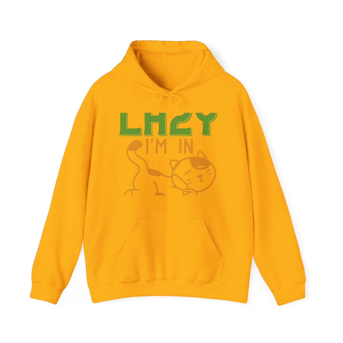 iΓÇÖm not lazy iΓÇÖm in quarantine-01 — Unisex Heavy Blend Hoodie (G18500)