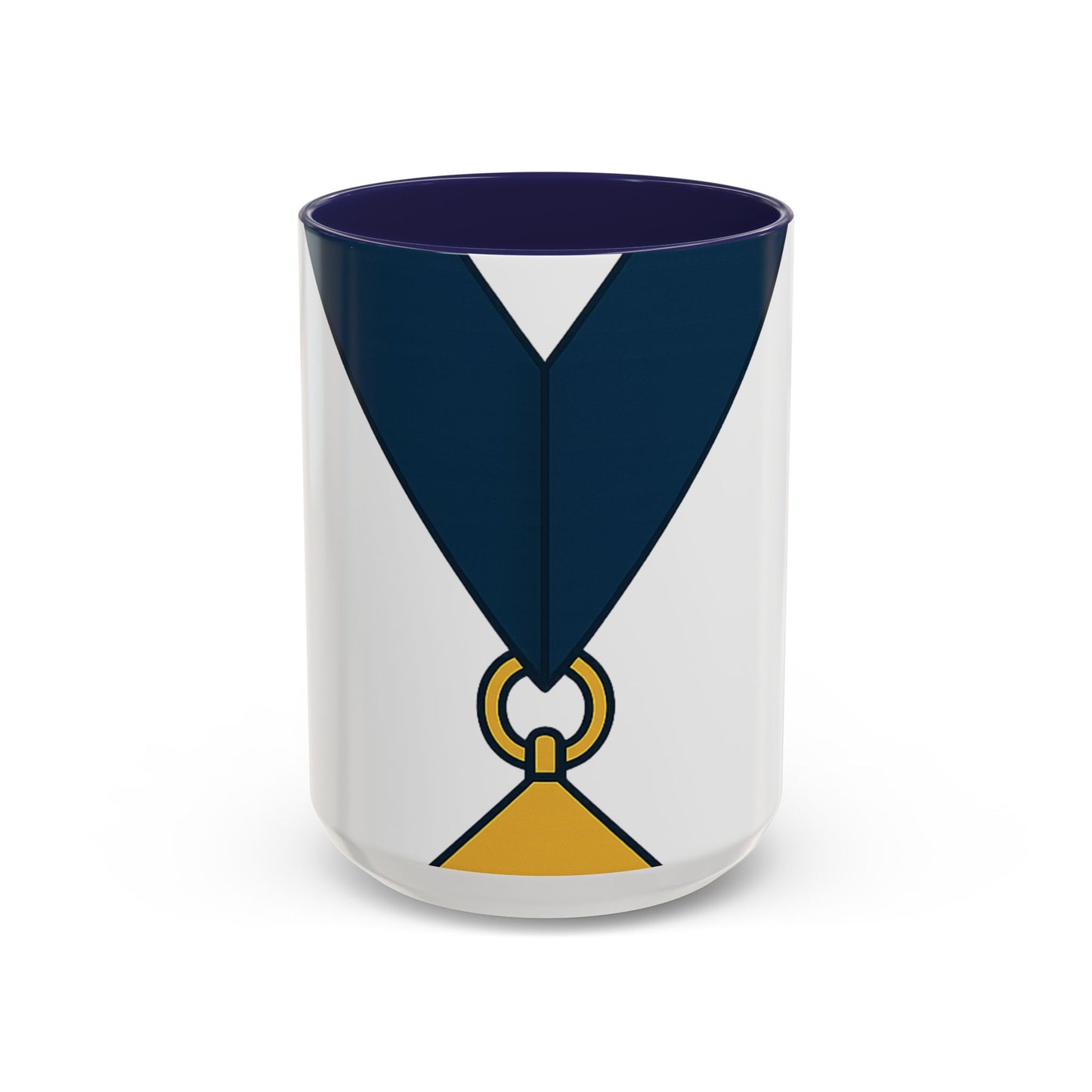 Senior Warden SW  the level — Accent Mug 11/15oz