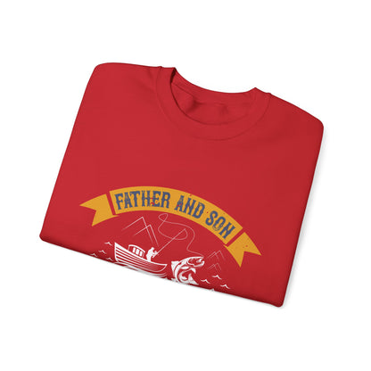 father and son fishing partners  for life-01 — Unisex Heavy Blend Crewneck (G18000)