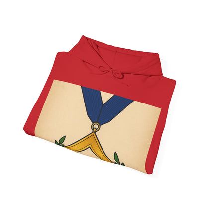 Worshipful master jewel Square — Unisex Heavy Blend Hoodie (G18500)