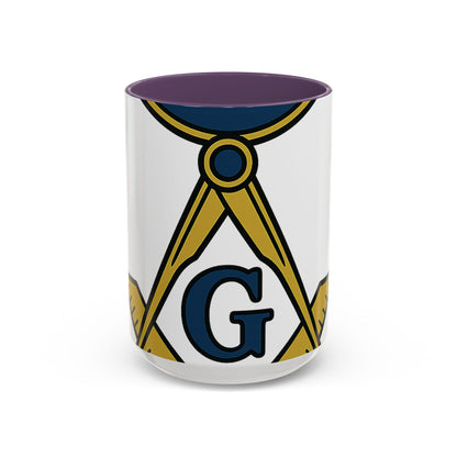 square and compass — Accent Mug 11/15oz