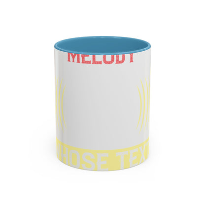Music is the melody whose text is the world-01 — Accent Mug 11/15oz