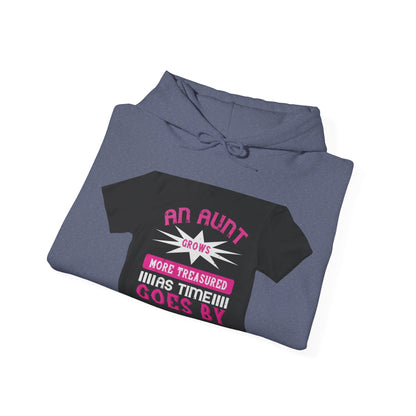 An aunt grows more treasured as time goes by — Unisex Heavy Blend Hoodie (G18500)