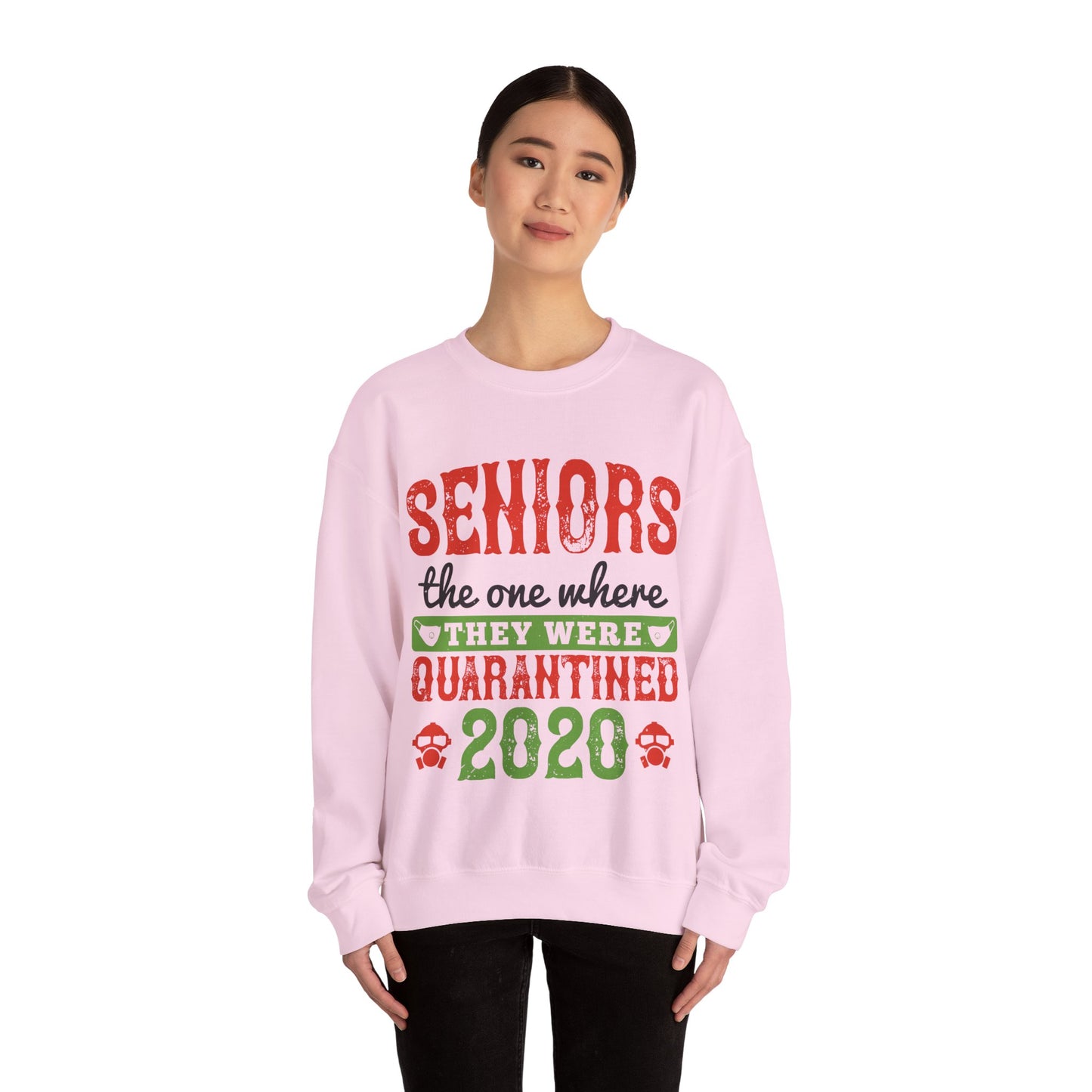 seniors the one where they were quarantined 2020-01 — Unisex Heavy Blend Crewneck (G18000)