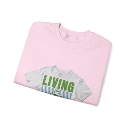 living my best quarantine — Unisex Heavy Blend Crewneck (G18000)