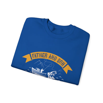 father and son fishing partners  for life-01 — Unisex Heavy Blend Crewneck (G18000)