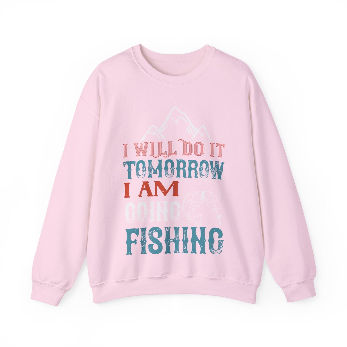 I WILL DO IT TOMORROW-01 — Unisex Heavy Blend Crewneck (G18000)