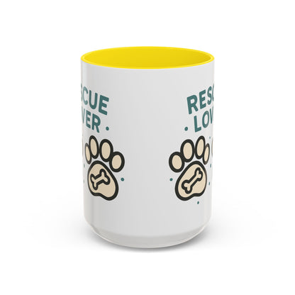 Rescue Lover Coffee Mug, Pet Owner Gift, Animal Rescue Merchandise, Dog Lover Cup, Rescue Pet Appreciation