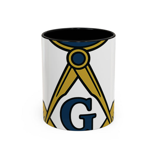 square and compass — Accent Mug 11/15oz